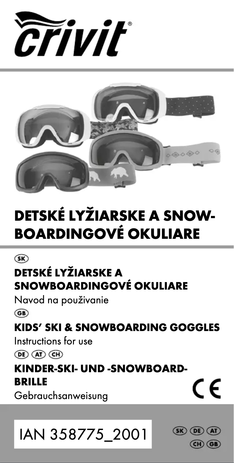 Page n°1 - Manuel utilisateur Crivit IAN 358775