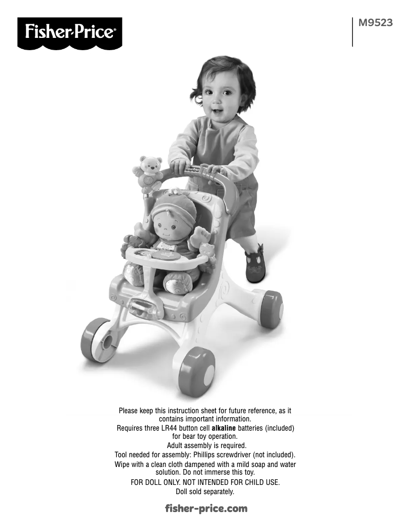 Image de la première page du manuel de l'appareil Brilliant Basics M9523