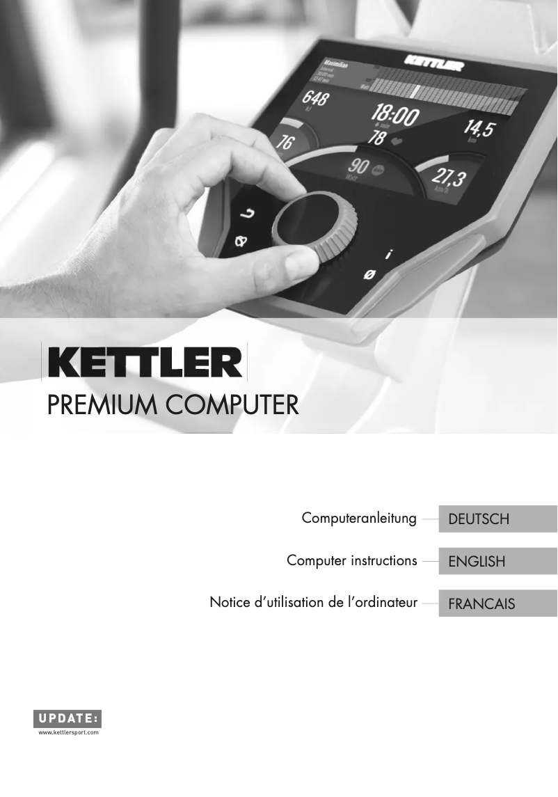 Page 1 de la notice Manuel utilisateur Kettler Tour 800