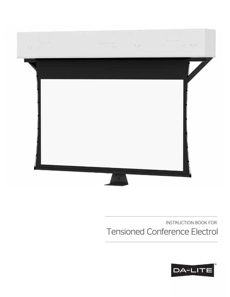 Image de la première page du manuel de l'appareil Tensioned Executive Electrol