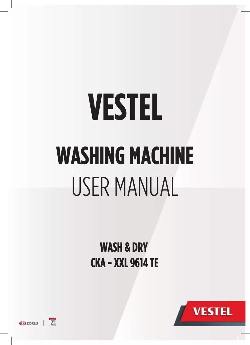 Page n°1 - Manuel utilisateur Vestel CKA-XXL 9614 TE