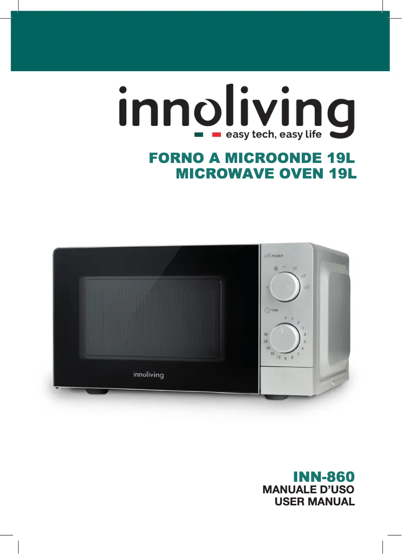 Page 1 de la notice Manuel utilisateur Innoliving INN-860