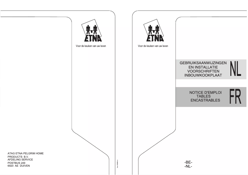 Page 1 de la notice Manuel utilisateur Etna A 008 VRC