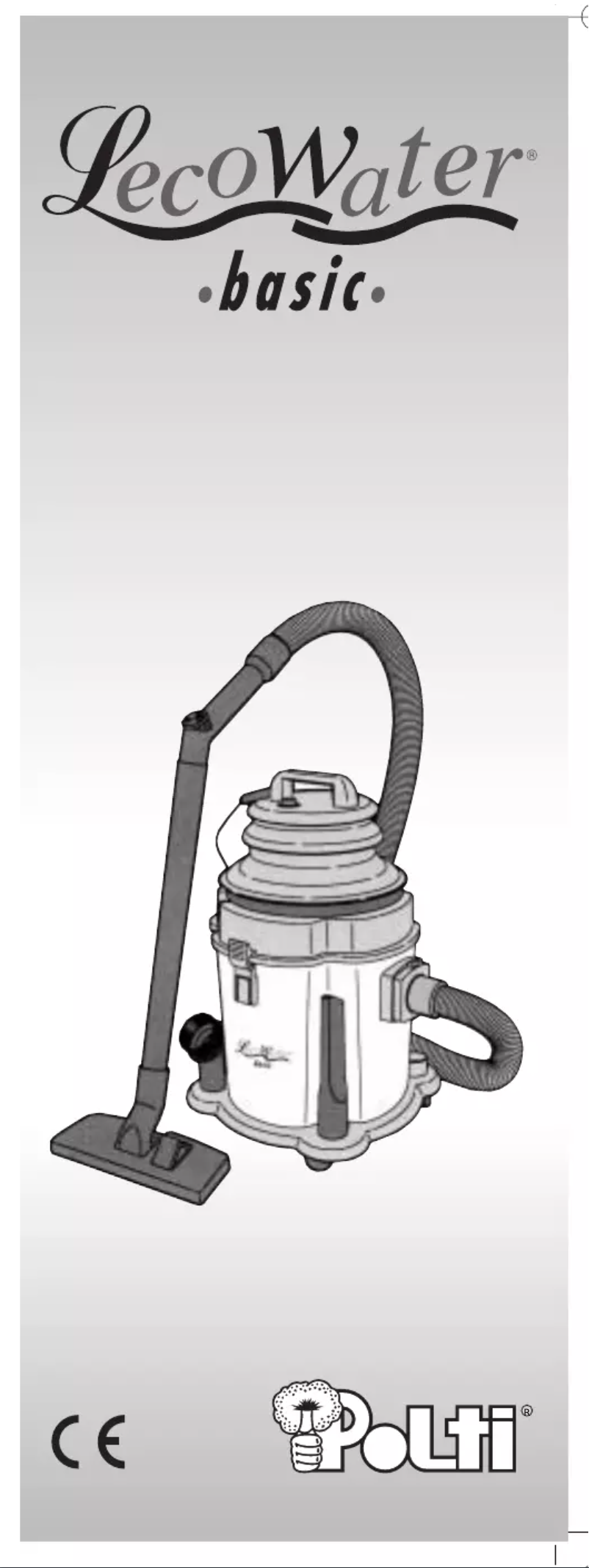 Page n°1 - Manuel utilisateur Polti LecoWater basic