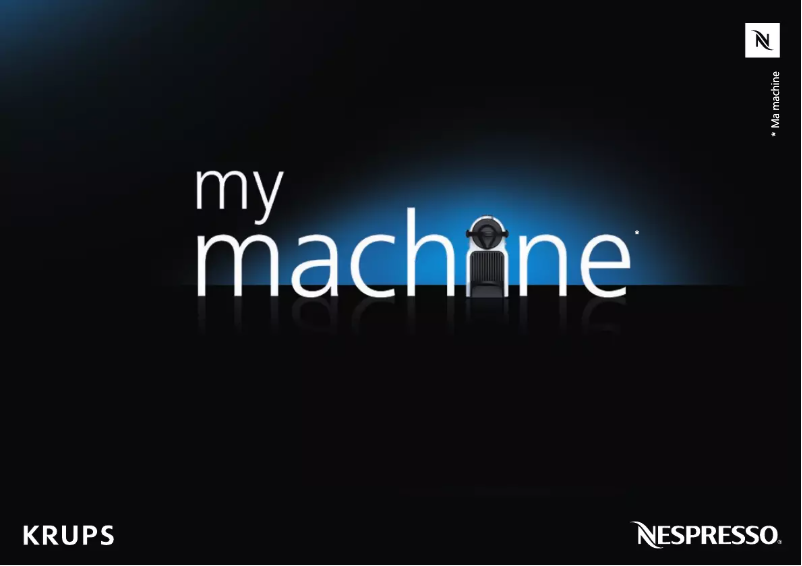 Page 1 de la notice Manuel utilisateur Nespresso Inissia