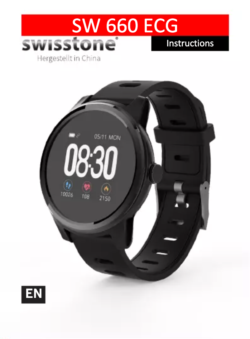 Page n°1 - Manuel utilisateur Swisstone SW 660 ECG