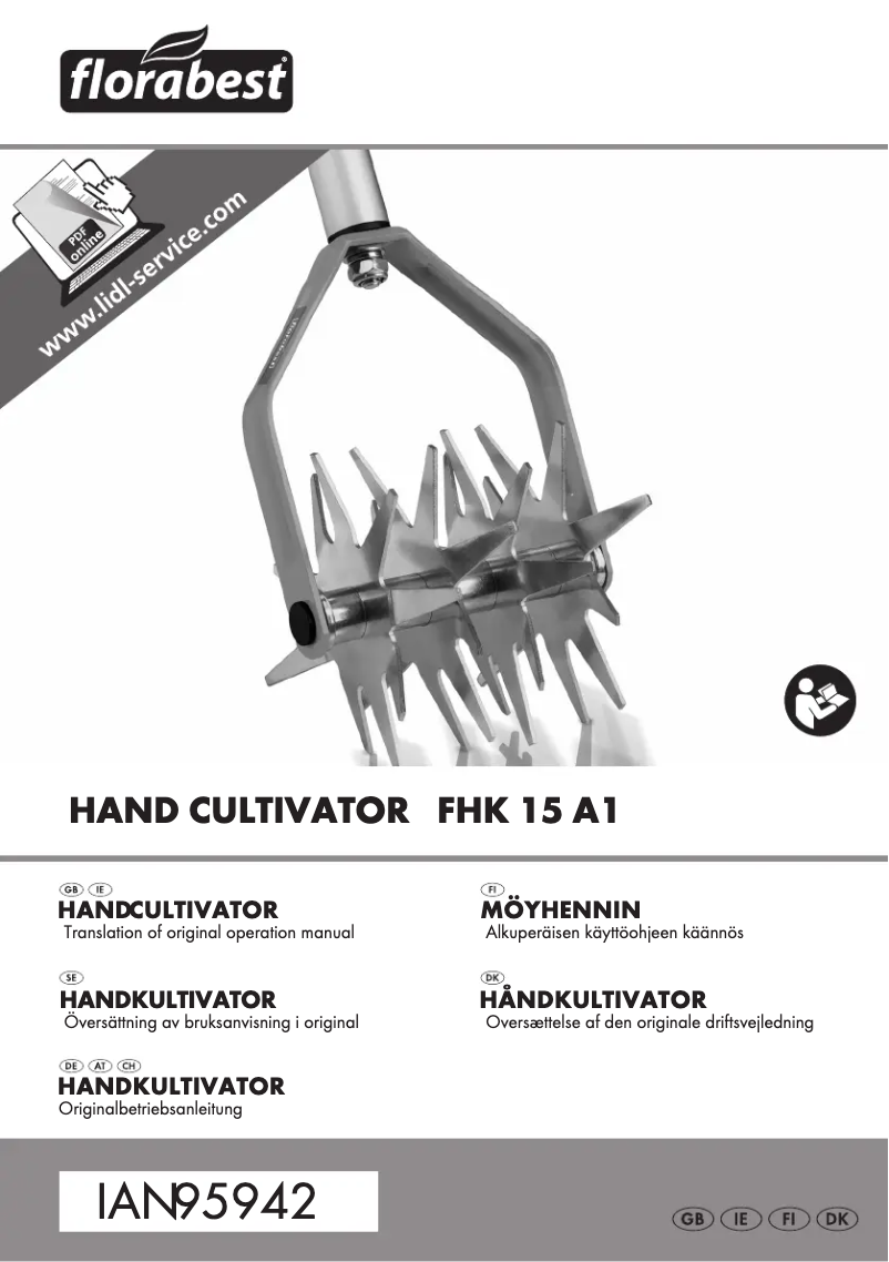 Page n°1 - Manuel utilisateur Florabest FHK 15 A1