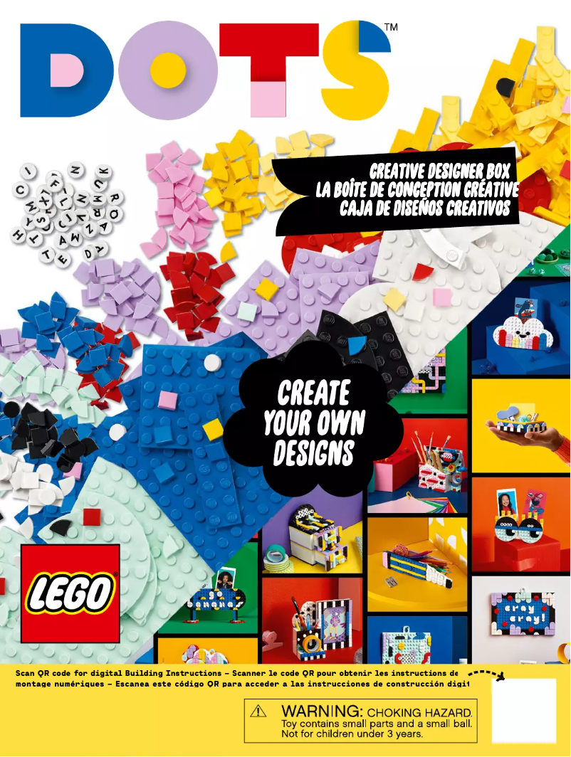 Page 1 de la notice Manuel utilisateur Lego DOTS 41938