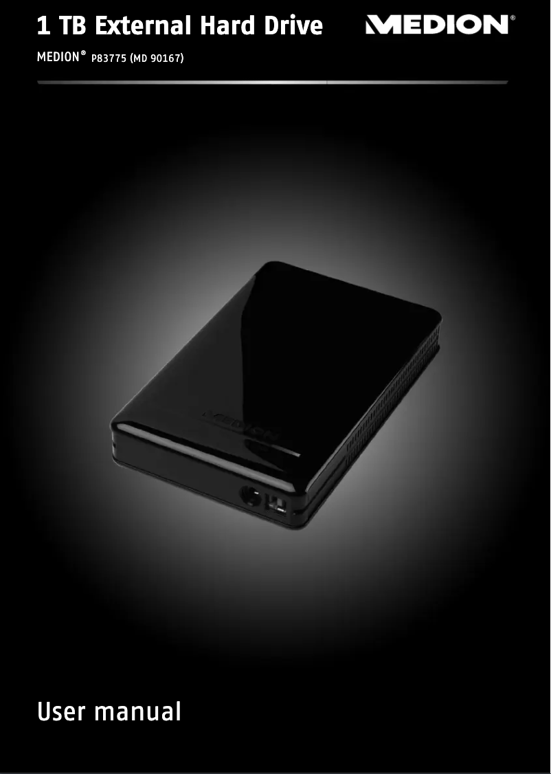 Page 1 de la notice Manuel utilisateur Medion P83775 (MD 90167)