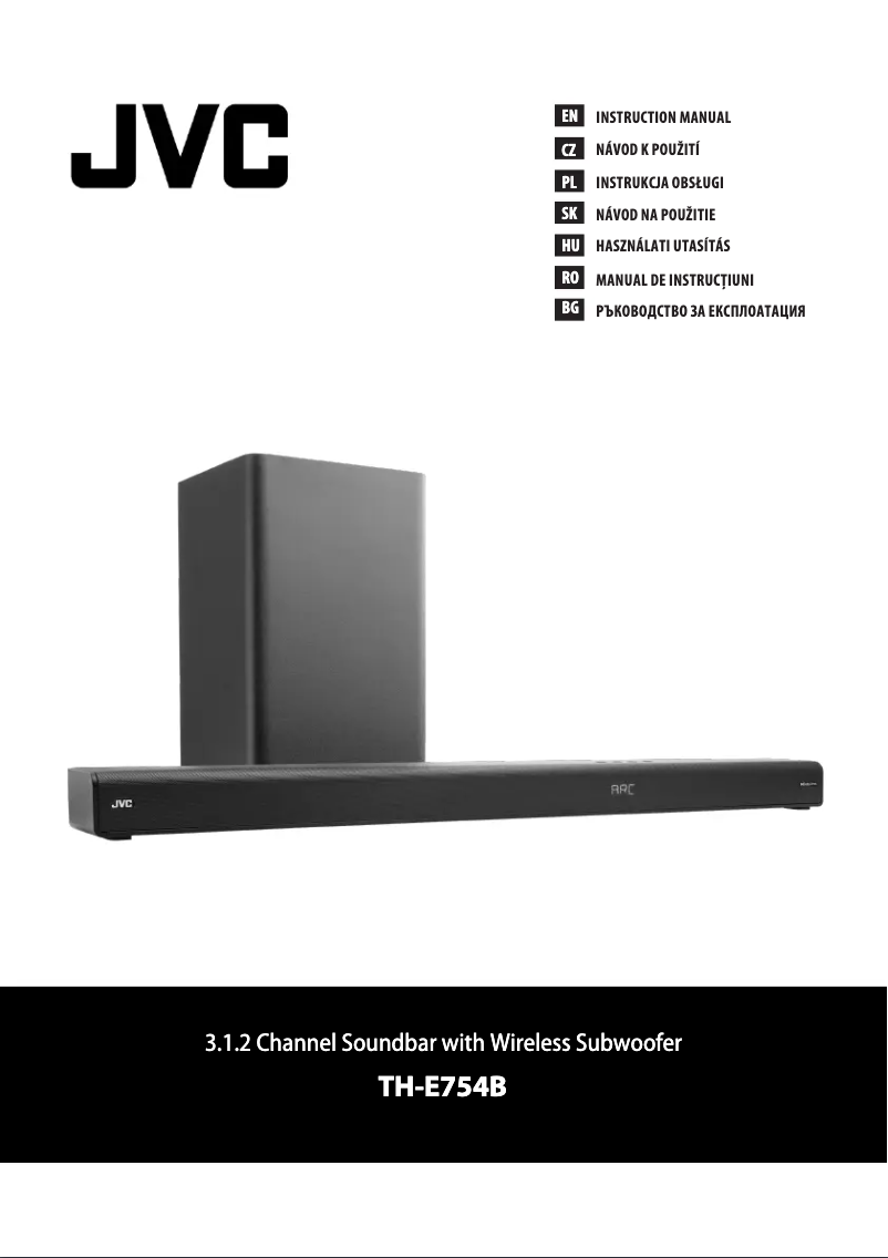 Page n°1 - Manuel utilisateur JVC TH-E754B