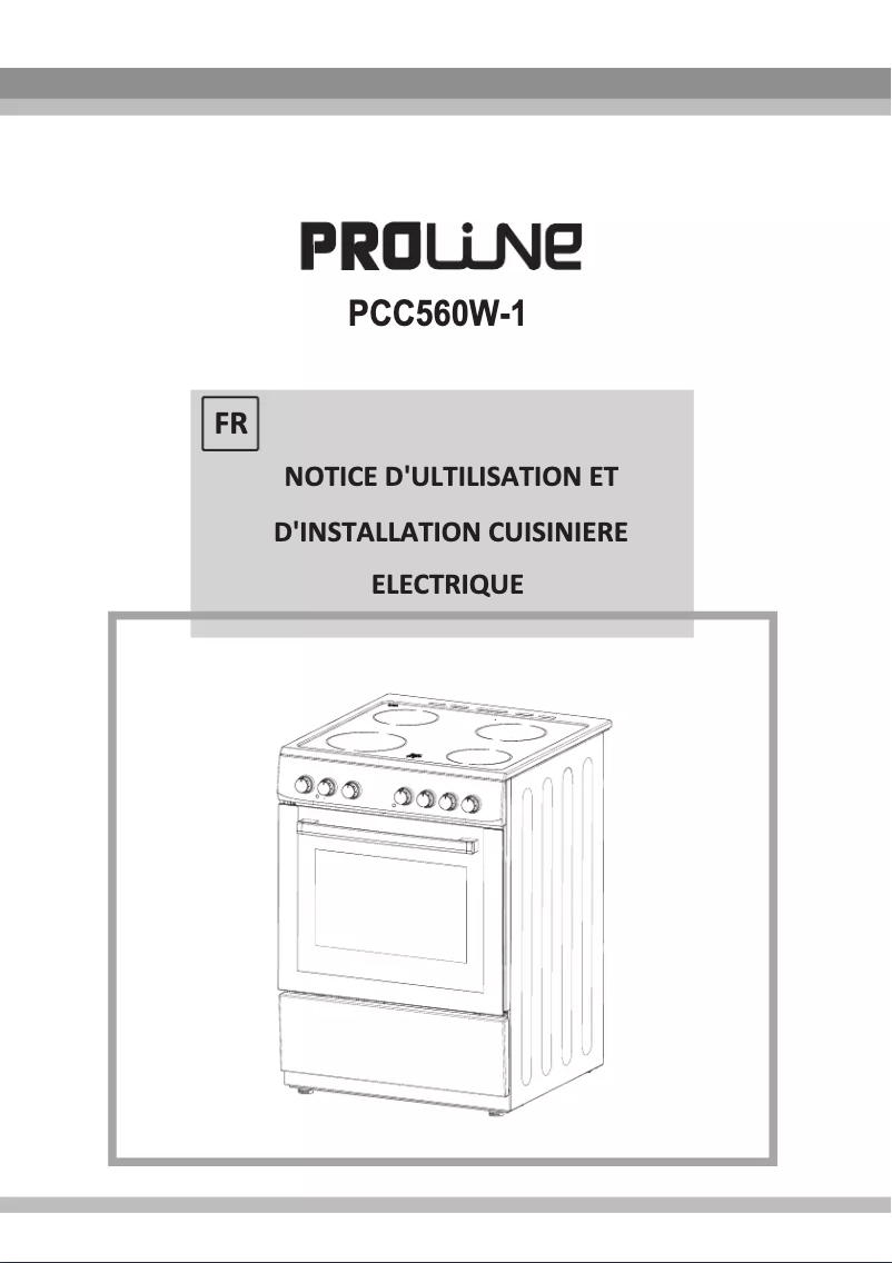 Page 1 de la notice Manuel utilisateur Proline PCC 560W-1