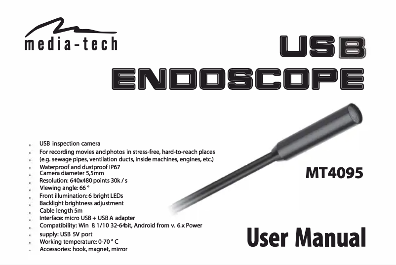 Image de la première page du manuel de l'appareil MT4095