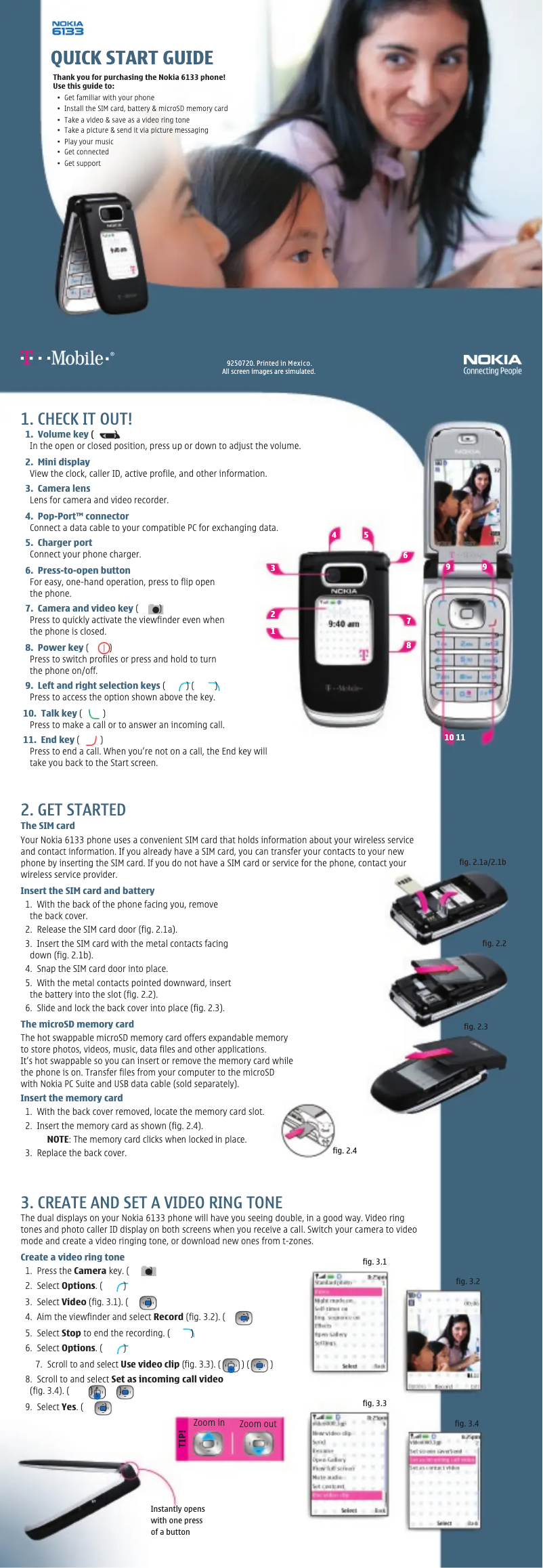 Image de la première page du manuel de l'appareil 6133