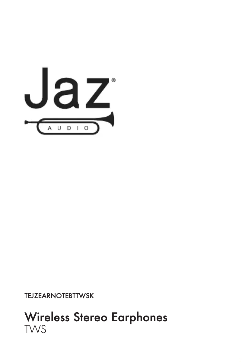 Page n°1 - Manuel utilisateur JAZ Audio Note TWS