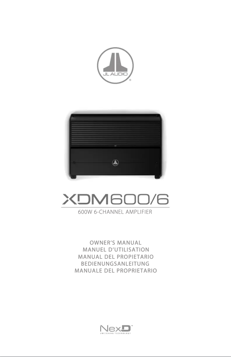Imagen de la primera página del manual del dispositivo XDM600/6