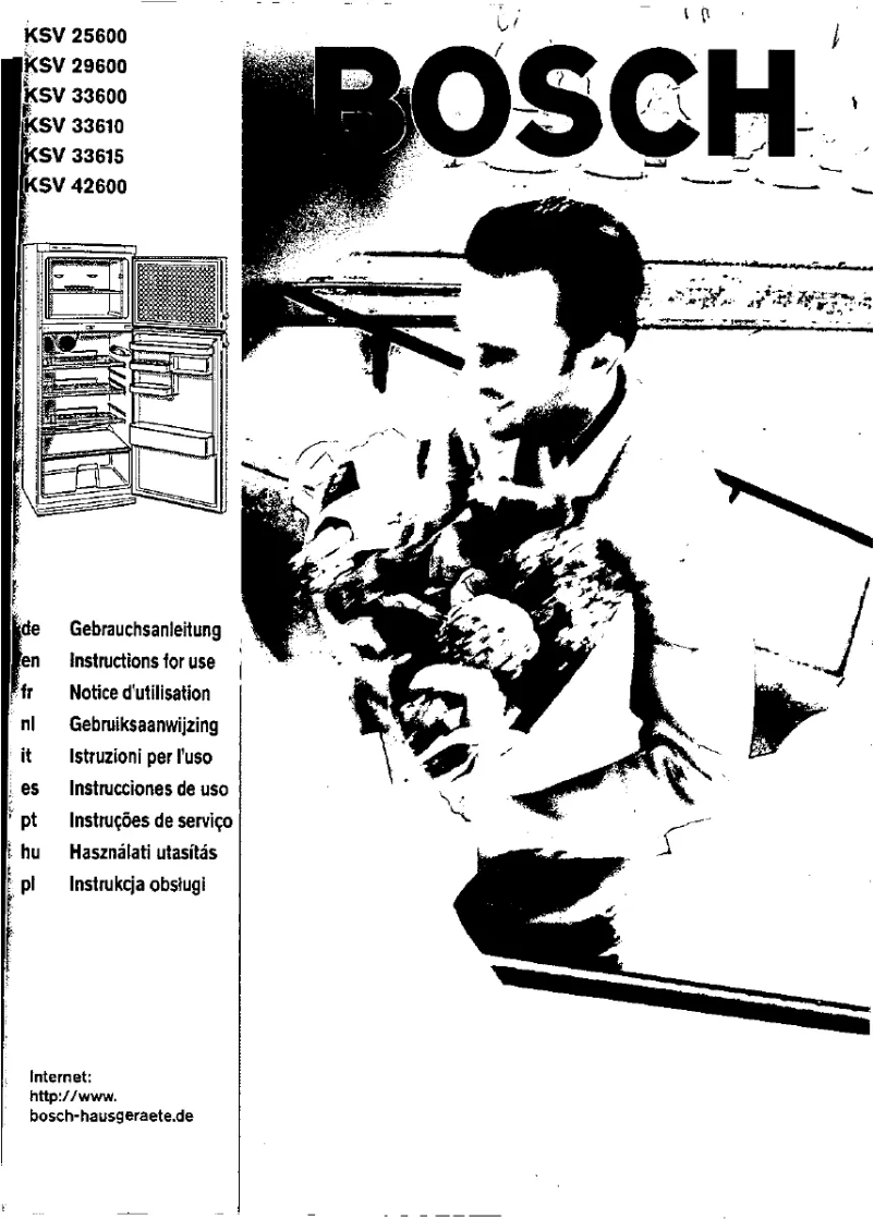 Page n°1 - Manuel utilisateur Bosch KSV33615