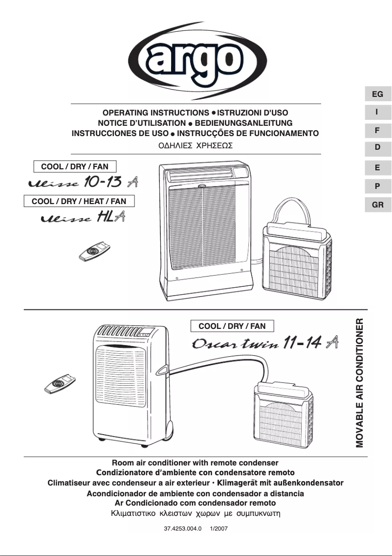 Página 1 del manual Manual de usuario ARGO ULISSE HLA
