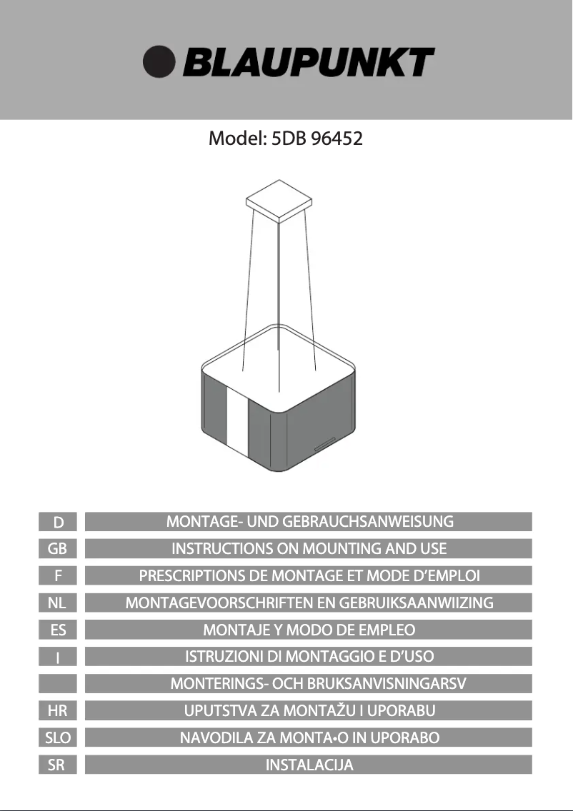 Image de la première page du manuel de l'appareil 5DB96452