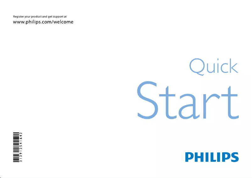 Page 1 de la notice Manuel utilisateur Philips 46PFL6665D