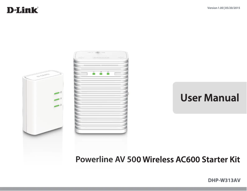 Image de la première page du manuel de l'appareil DHP-W313AV