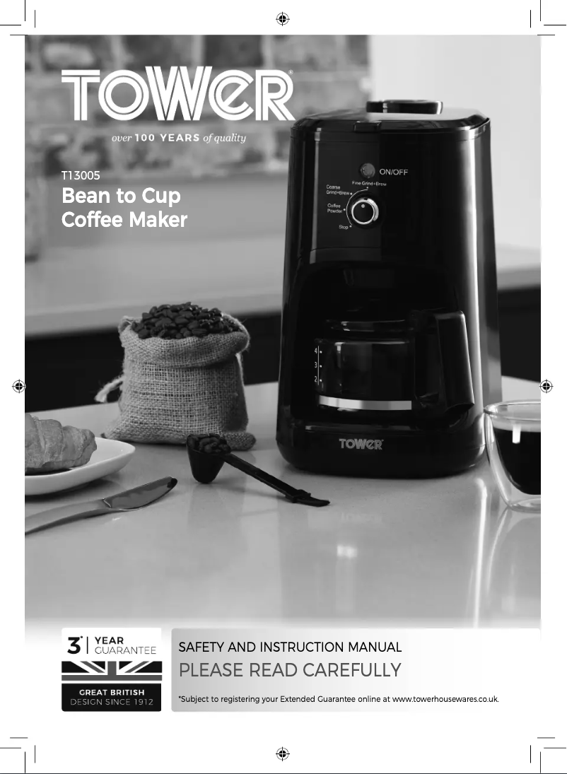 Página 1 del manual Manual de usuario Tower T13005