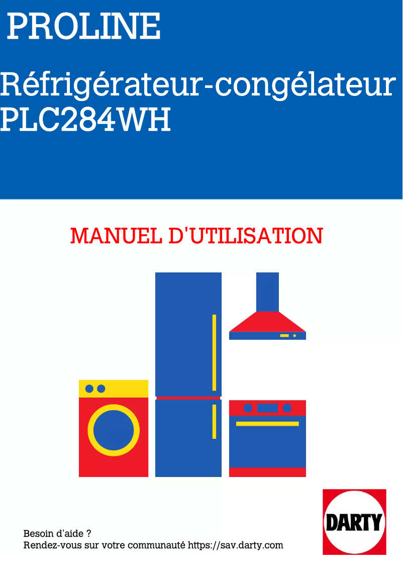 Page n°1 - Manuel utilisateur Proline PLC284WH