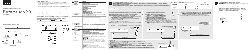 Page 1 de la notice Guide de démarrage rapide Insignia NS-HTSB22