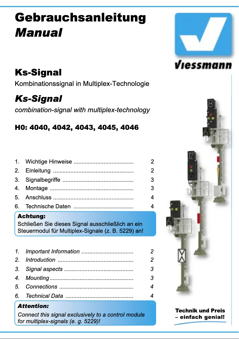 Page n°1 - Manuel utilisateur Viessmann 4046