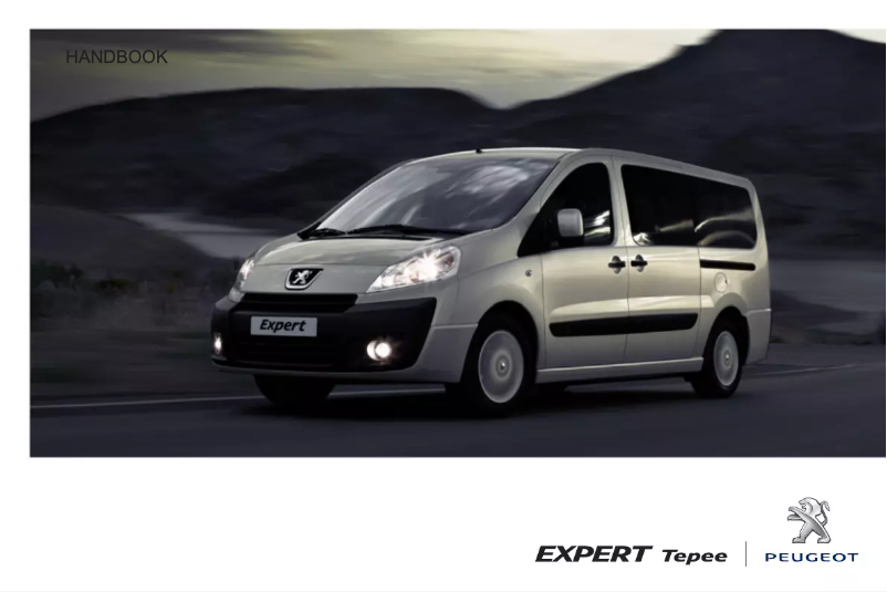 Página 1 del manual Manual de usuario Peugeot Expert Tepee (2011)