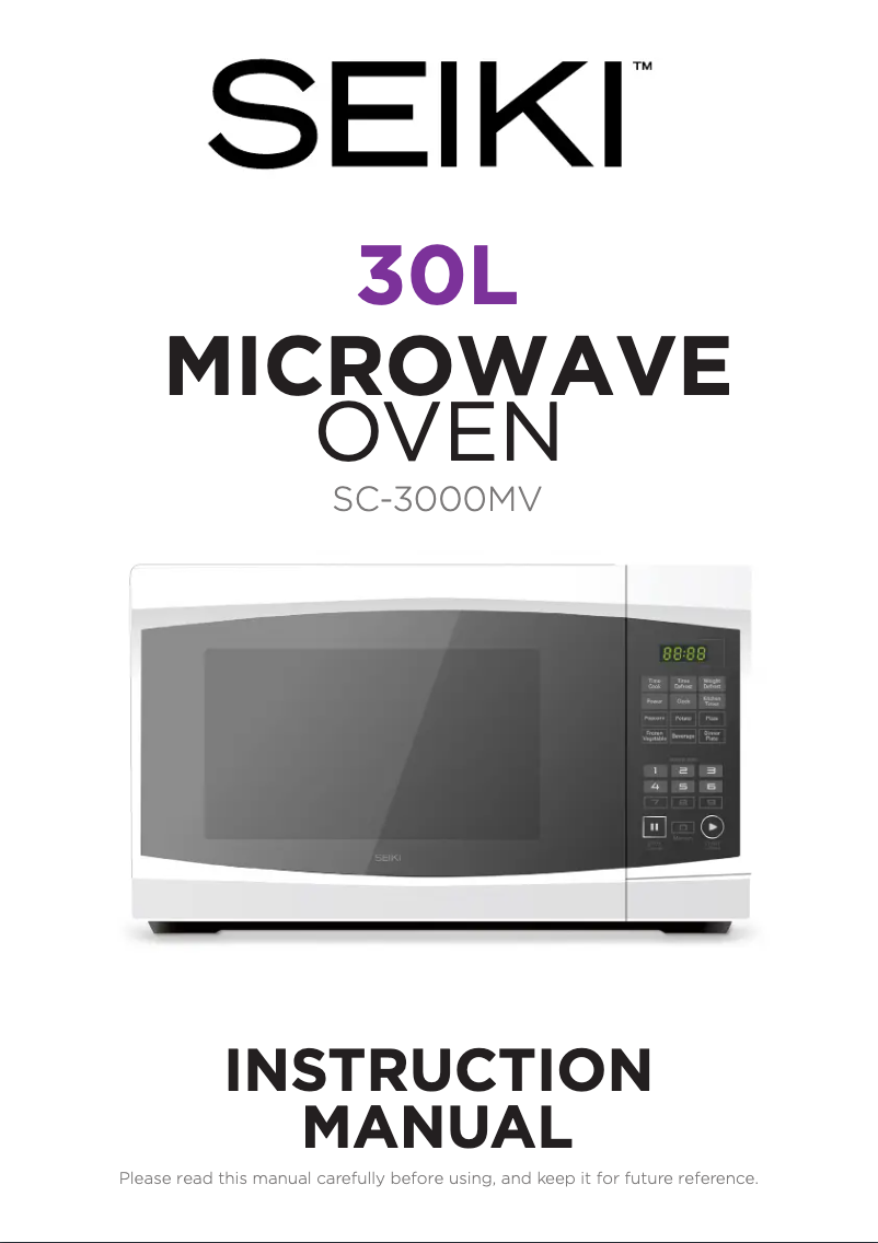 Image de la première page du manuel de l'appareil SC-3000MV