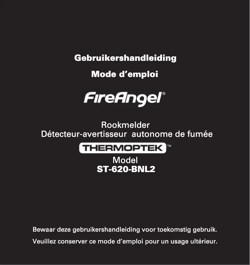 Page 1 de la notice Manuel utilisateur FireAngel ST-622