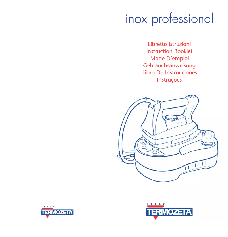 Page n°1 - Manuel utilisateur Termozeta Inox Professional