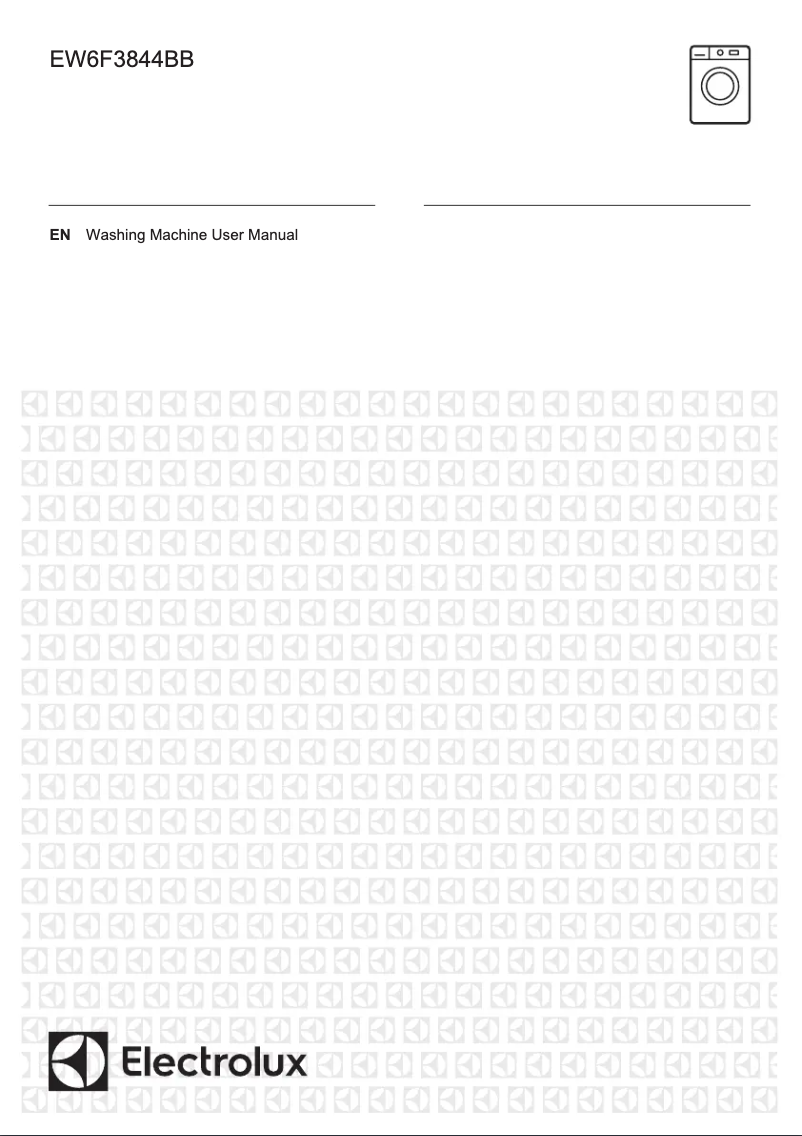 Page 1 de la notice Manuel utilisateur Electrolux EW6F3844BB
