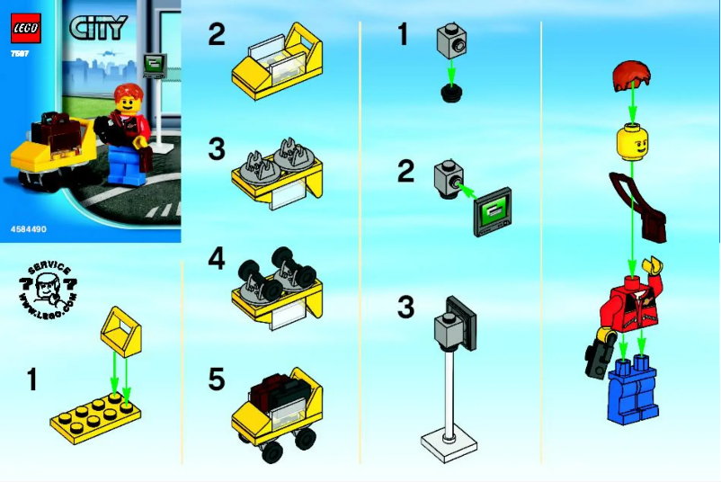 Page 1 de la notice Manuel utilisateur Lego Traveller