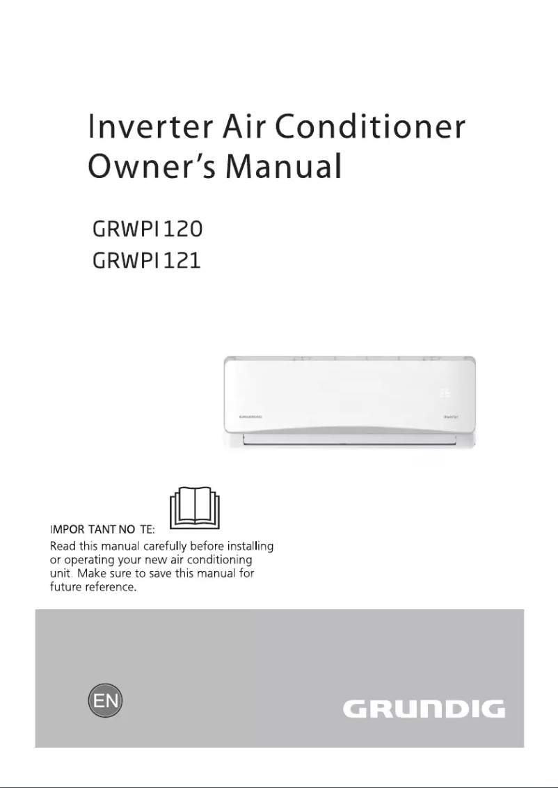 Page n°1 - Manuel utilisateur Grundig GRWPI121