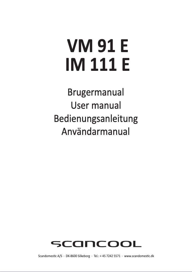 Image de la première page du manuel de l'appareil IM 111 E