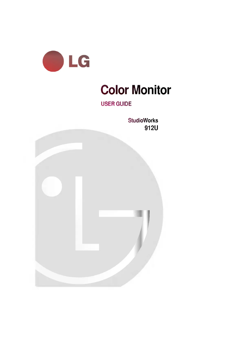 Page 1 de la notice Manuel utilisateur LG SB912