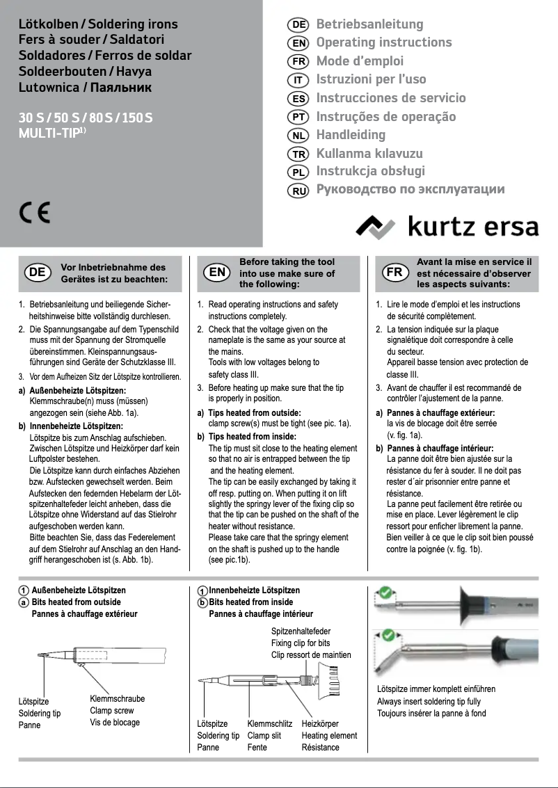 Imagen de la primera página del manual del dispositivo 80 S