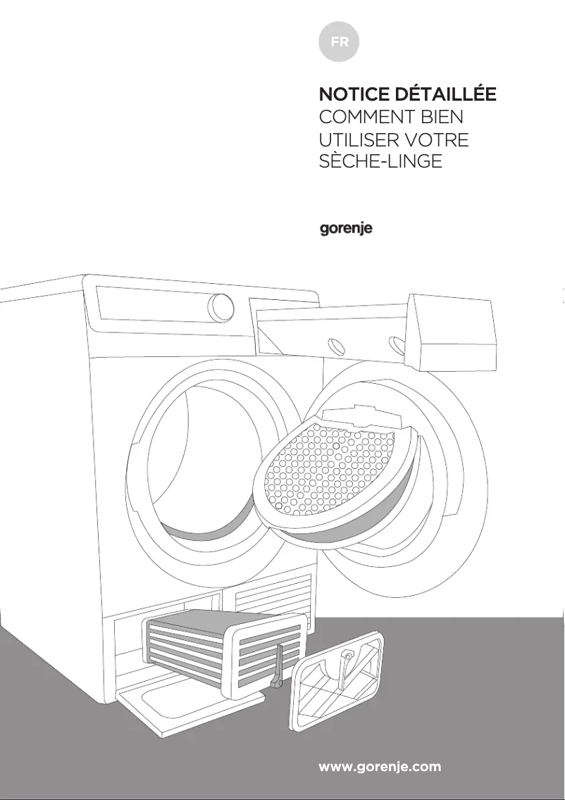 Page 1 de la notice Manuel utilisateur Gorenje D844BJ