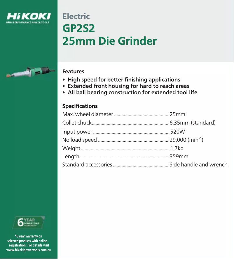 Image de la première page du manuel de l'appareil GP2S2