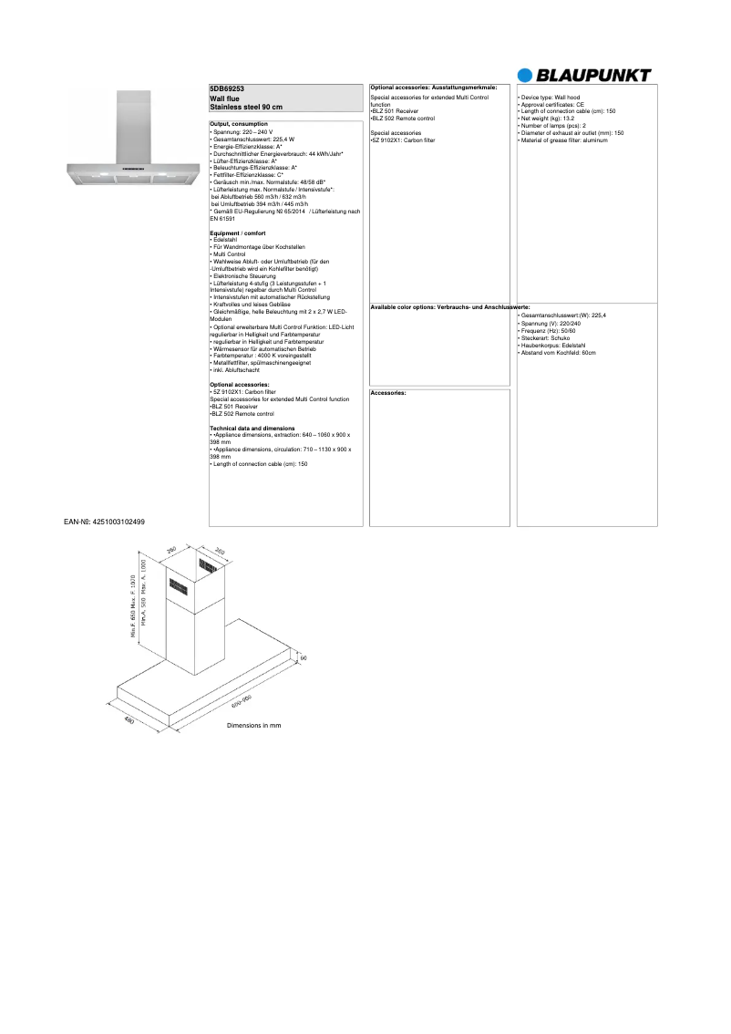 Image de la première page du manuel de l'appareil 5DB69253