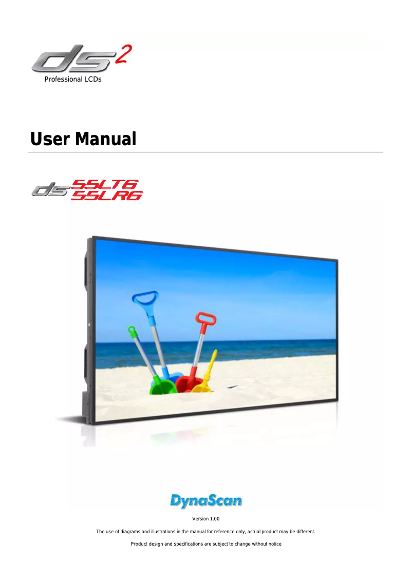 Page n°1 - Manuel utilisateur DynaScan DS55LT6