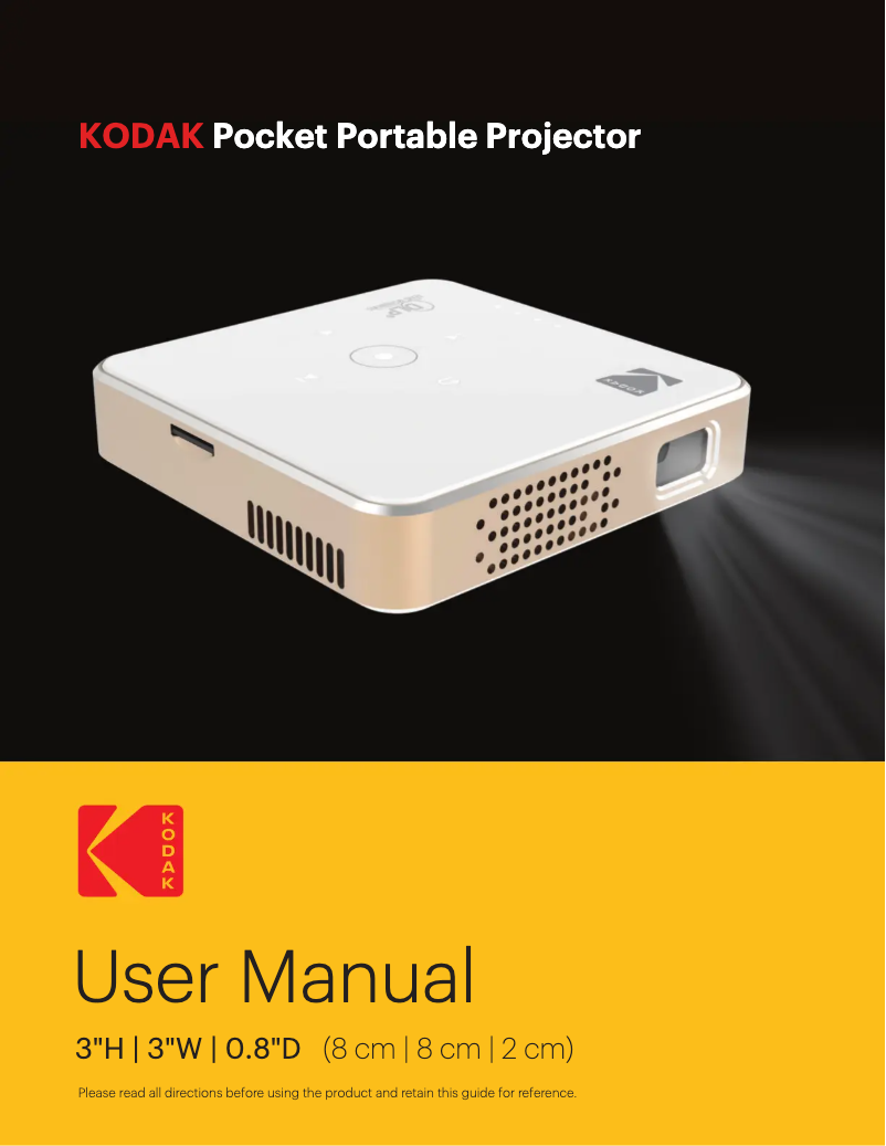 Image de la première page du manuel de l'appareil Luma 75