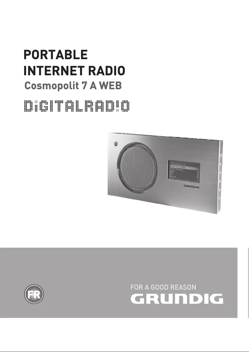 Page n°1 - Manuel utilisateur Grundig Cosmopolit 7 A WEB