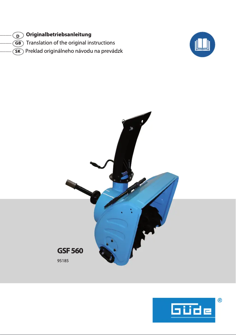 Página 1 del manual Manual de usuario Güde GSF 560