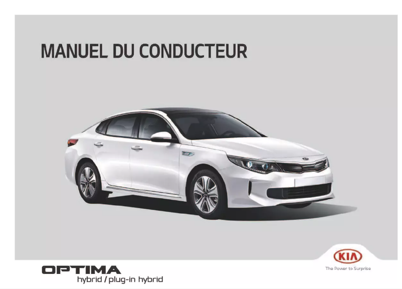 Image de la première page du manuel de l'appareil Optima Hybrid (2018)