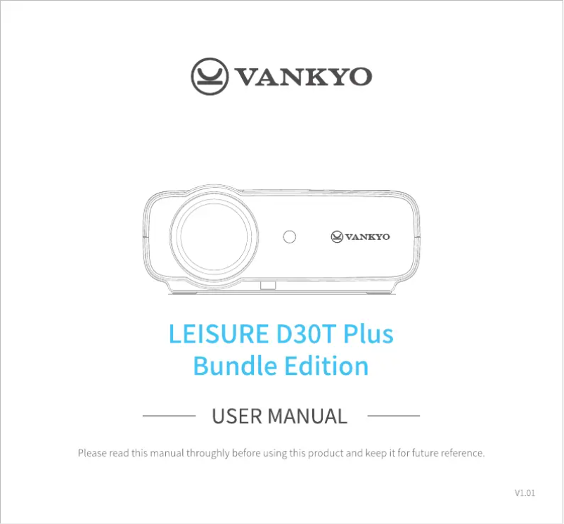Page n°1 - Manuel utilisateur Vankyo Leisure D30T Plus