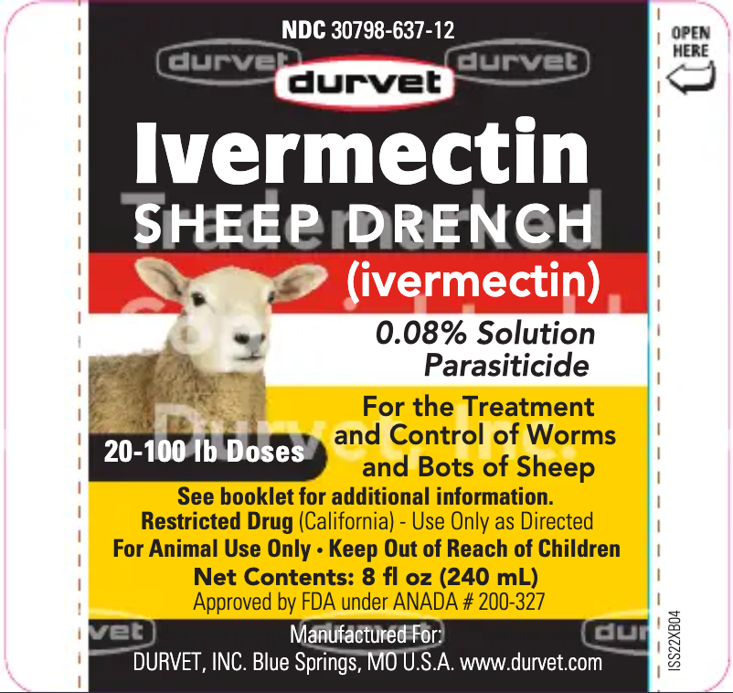 Page 1 de la notice Manuel utilisateur Durvet Ivermectin