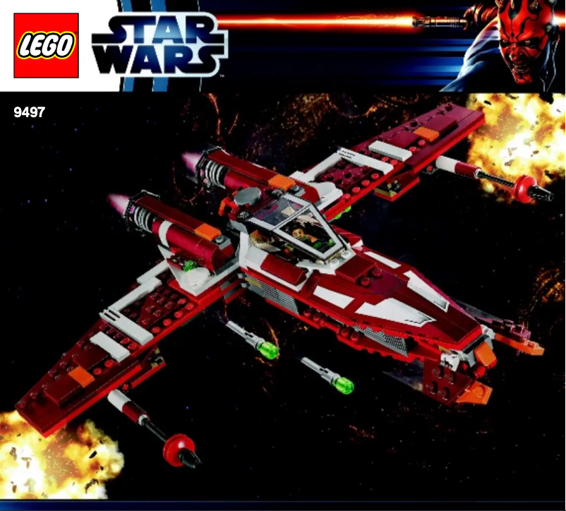 Page 1 de la notice Manuel utilisateur Lego Star Wars 9497