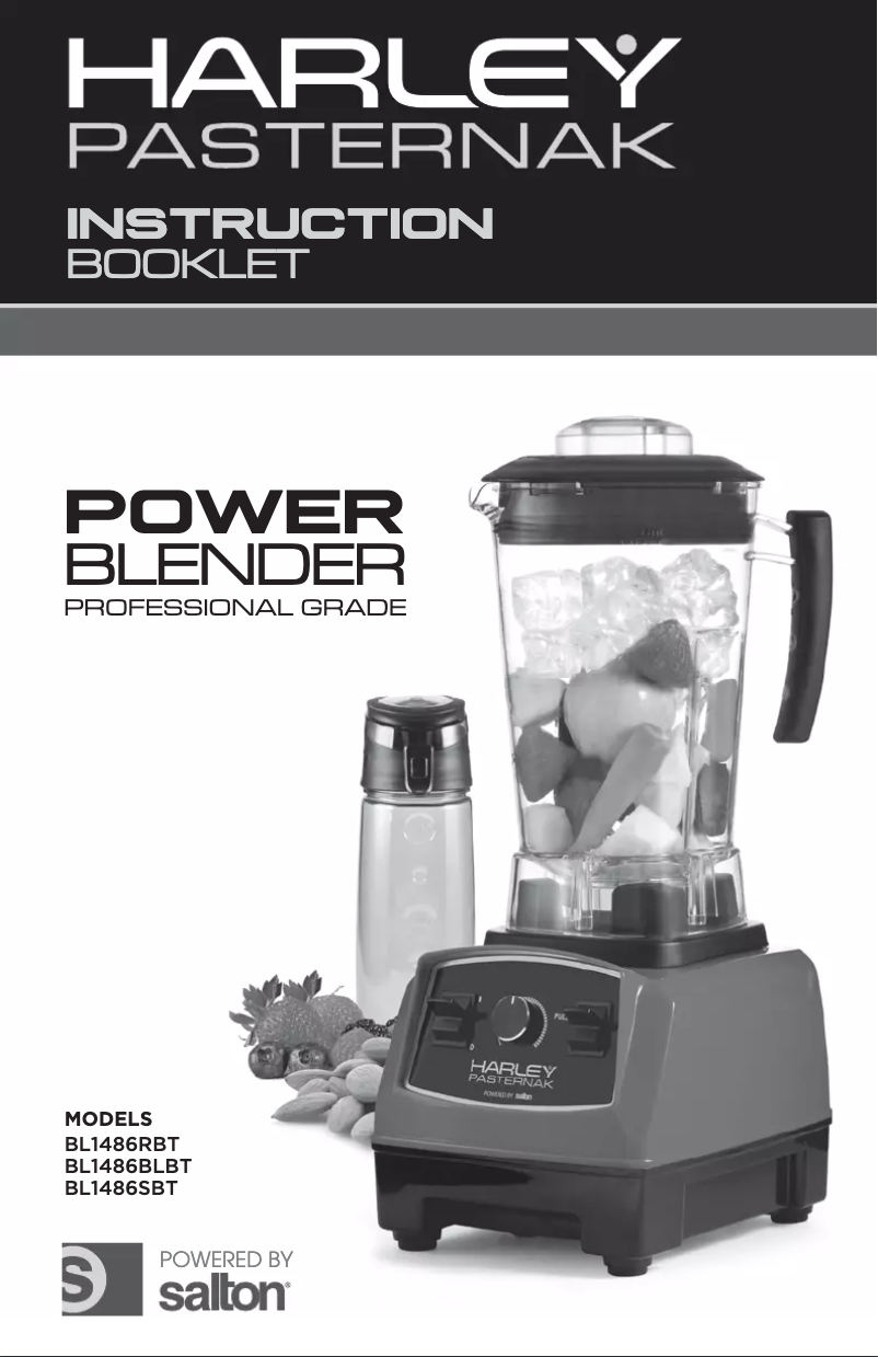 Page 1 de la notice Manuel utilisateur Harley Pasternak BL1486
